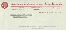 Fonds Association cinématographique Suisse romande (ACSR)
